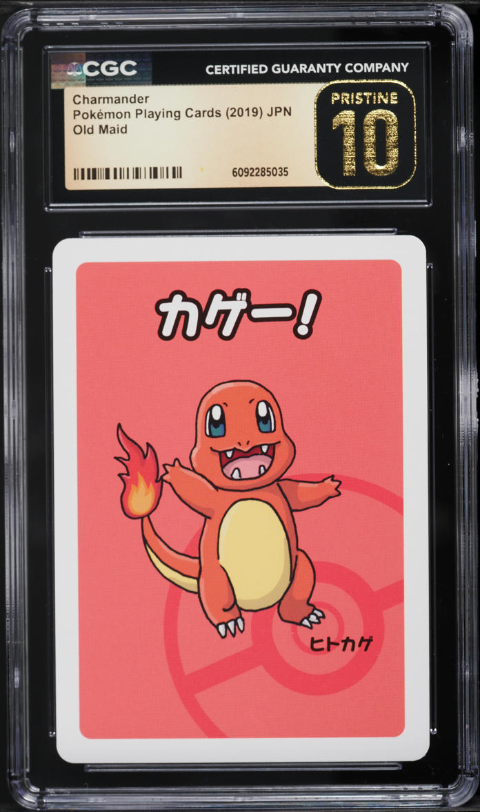 2019 Pokemon Japanese Playing Cards Old Maid Charmander CGC 10 PRISTIN ...