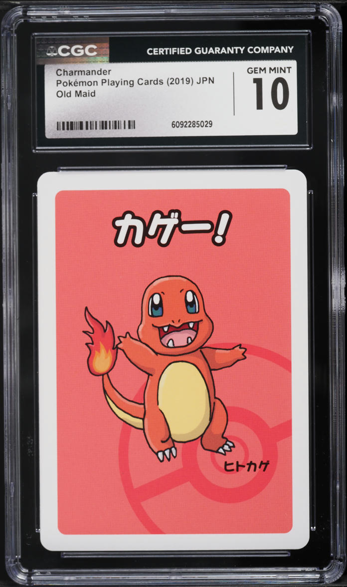 2019 Pokemon Japanese Playing Cards Old Maid Charmander CGC 10