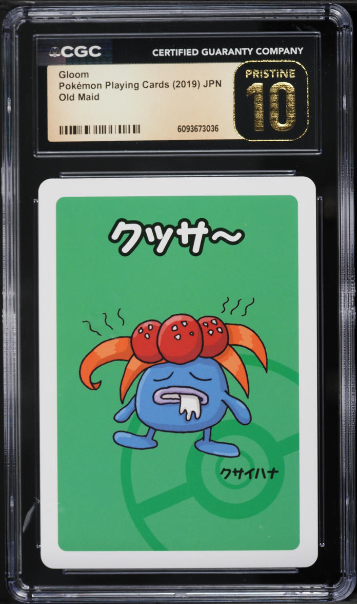 2019 Pokemon Japanese Playing Cards Old Maid Gloom CGC 10 PRISTINE