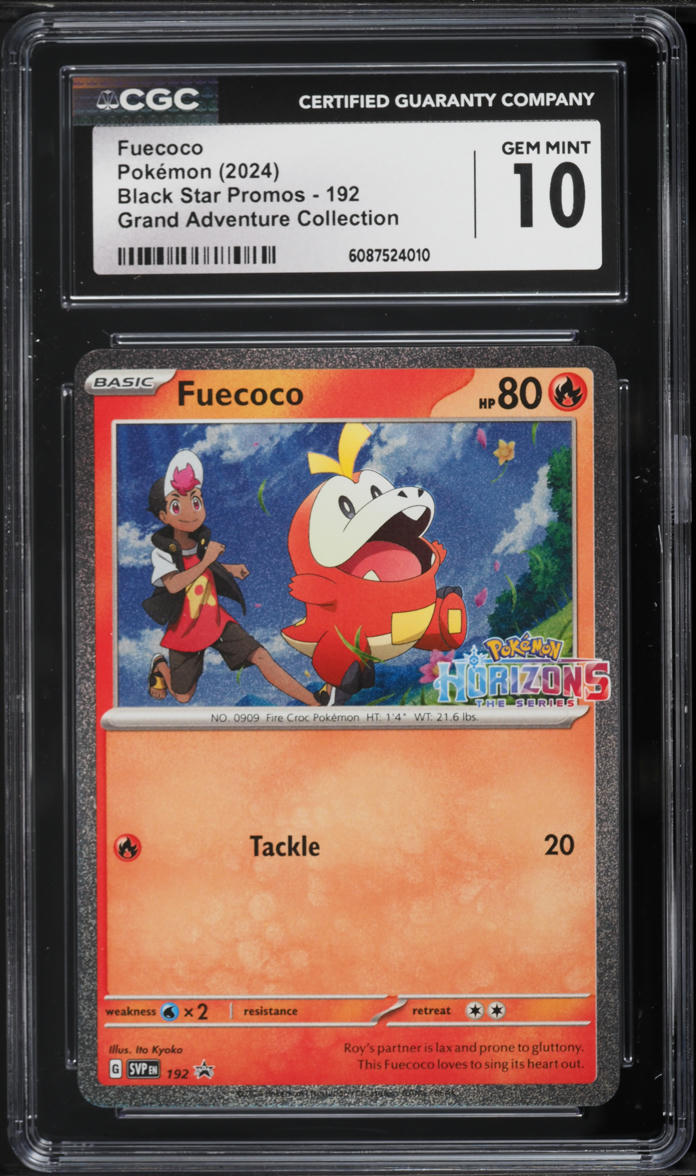 2024 Pokemon Grand Adventure Promo Fuecoco #192 CGC 10