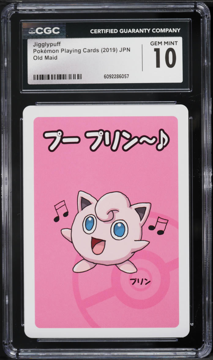 2019 Pokemon Japanese Playing Cards Old Maid Jigglypuff CGC 10