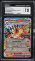 2025 Pokemon SV Prismatic Evolutions Surprise Box Flareon ex #14 CGC 10 GEM MINT