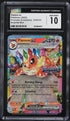 2025 Pokemon SV Prismatic Evolutions Surprise Box Flareon ex #14 CGC 10 GEM MINT