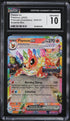 2025 Pokemon SV Prismatic Evolutions Surprise Box Flareon ex #14 CGC 10 GEM MINT