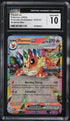 2025 Pokemon SV Prismatic Evolutions Surprise Box Flareon ex #14 CGC 10 GEM MINT