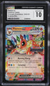 2025 Pokemon SV Prismatic Evolutions Surprise Box Flareon ex #14 CGC 10 GEM MINT