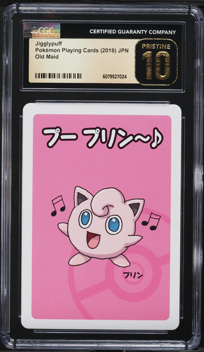 2019 Pokemon Japanese Playing Cards Old Maid Jigglypuff CGC 10 PRISTINE