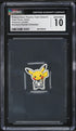 2022 Pokemon Center Flake Seals Pretend Boss Pikachu Team Galactic CGC 10