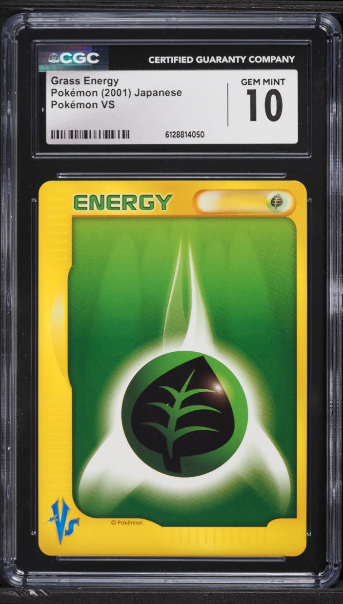 2001 Pokemon Japanese VS Grass Energy CGC 10
