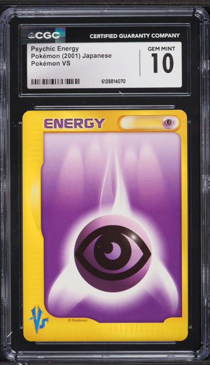 2001 Pokemon Japanese VS Psychic Energy CGC 10