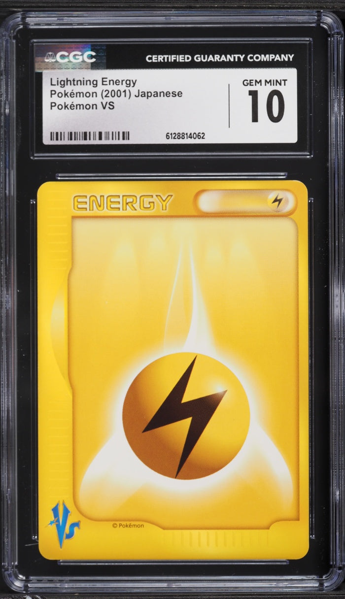 2001 Pokemon Japanese VS Lightning Energy CGC 10