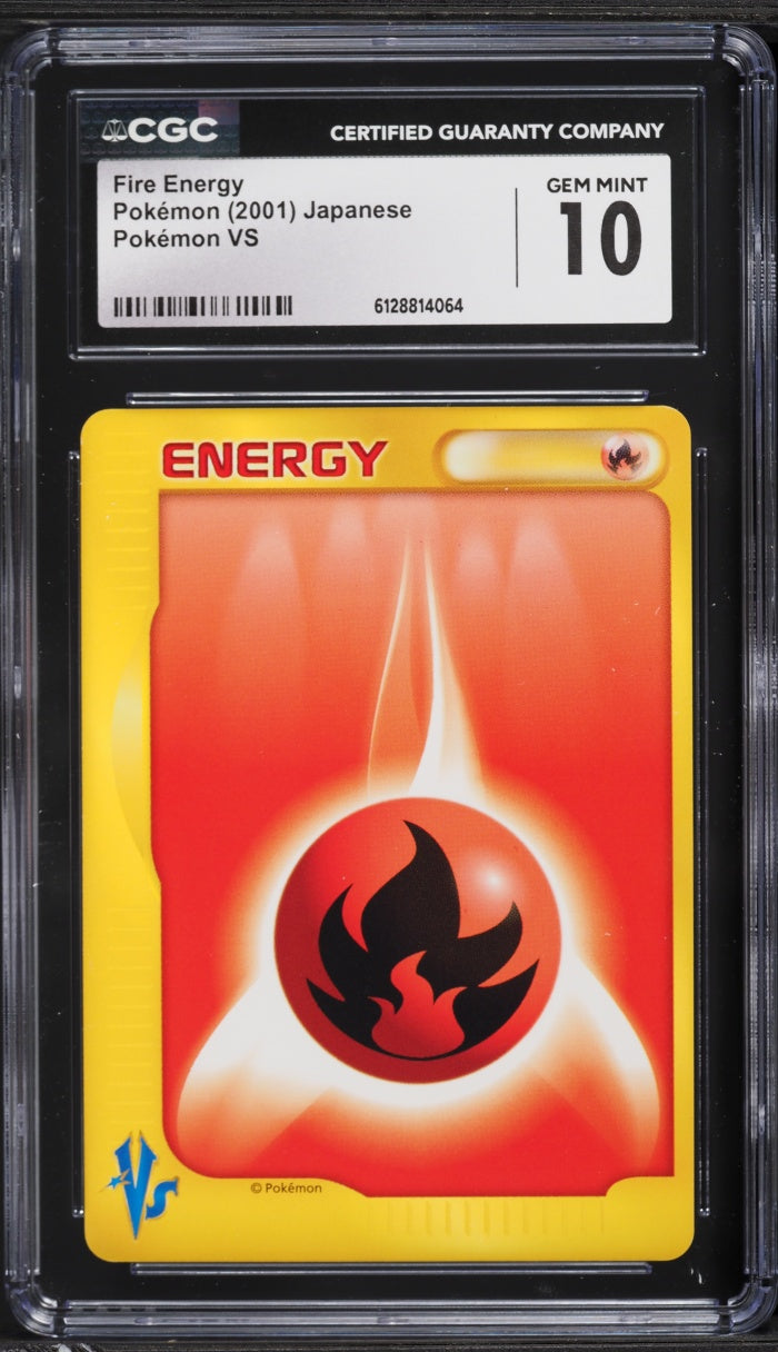 2001 Pokemon Japanese VS Fire Energy CGC 10