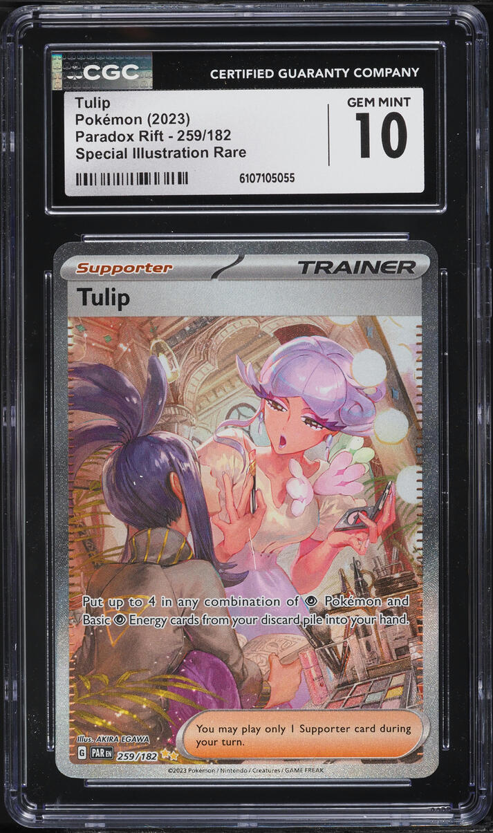 2023 Pokemon Paradox Rift SIR Tulip #259 CGC 10
