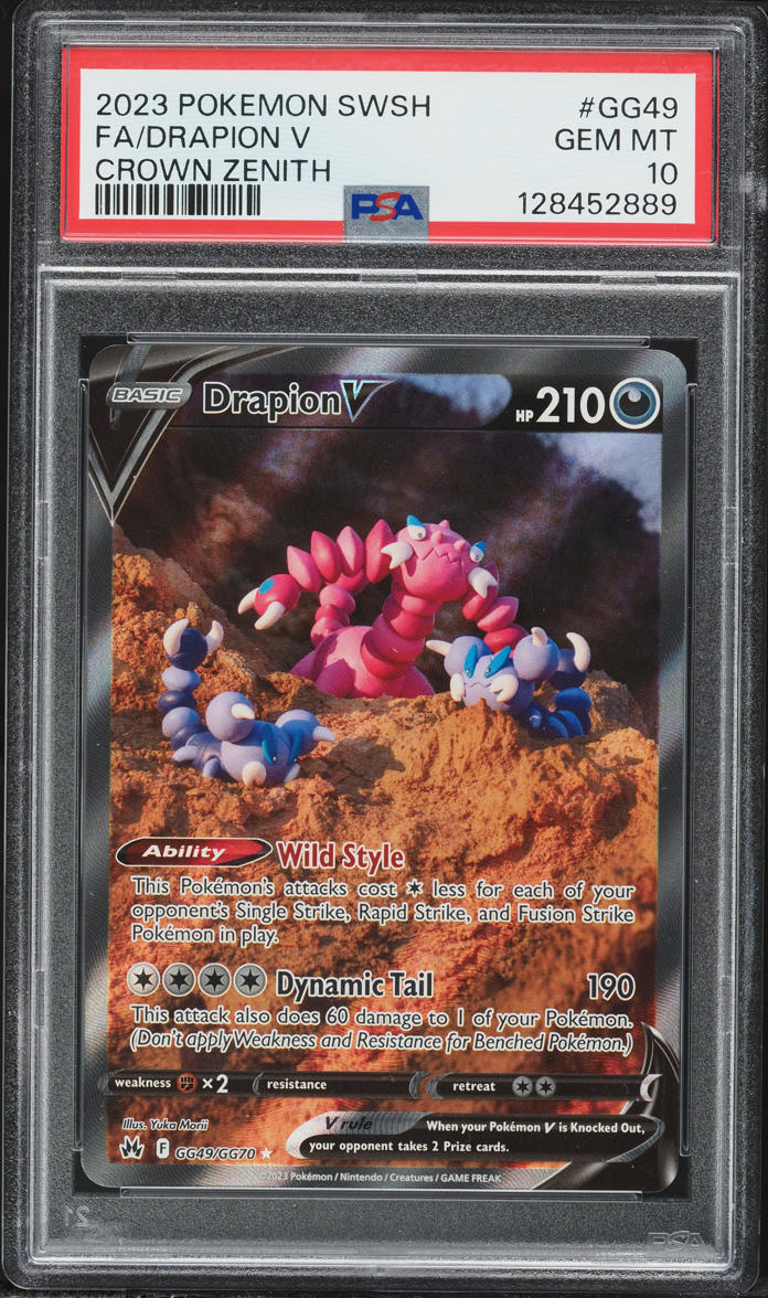 2023 Pokemon Crown Zenith Drapion V #GG4 PSA 10