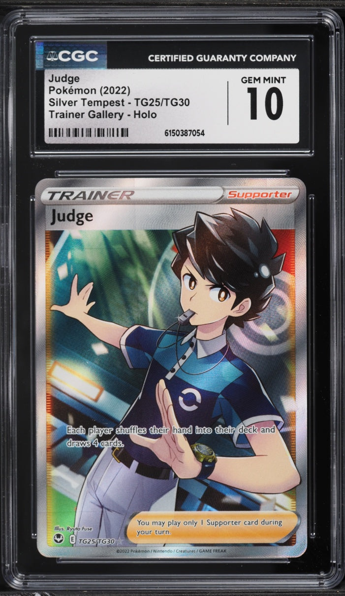 2022 Pokemon Silver Tempest Judge #TG25 CGC 10