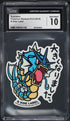 2019 Pokemon Japanese Stickers Part 6 B-Side Label Gyarados CGC 10 GEM MINT