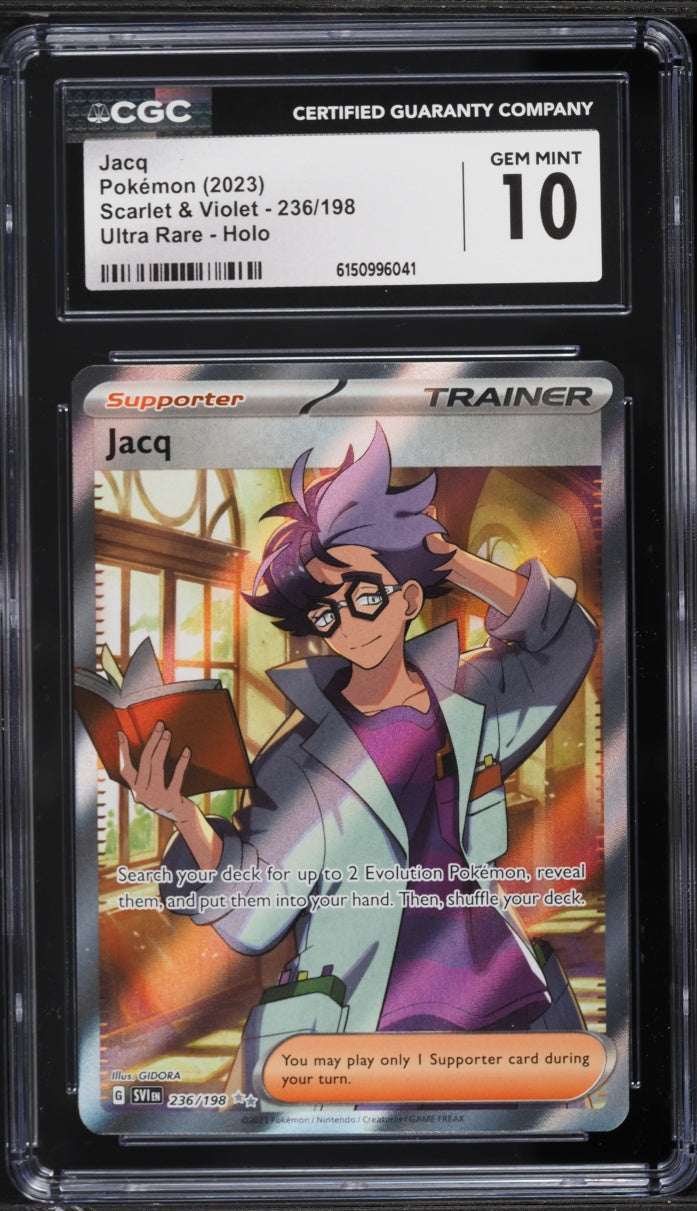 2023 Pokemon Scarlet & Violet Jacq #236 CGC 10