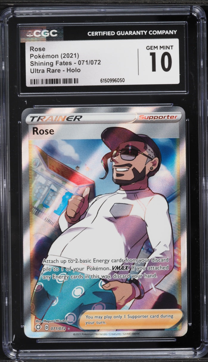 2021 Pokemon Shining Fates Rose #071 CGC 10