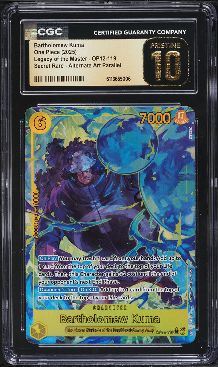 Graded One Piece Cards - Pocket Slabs Graded One Piece Cards - Pocket Slabs