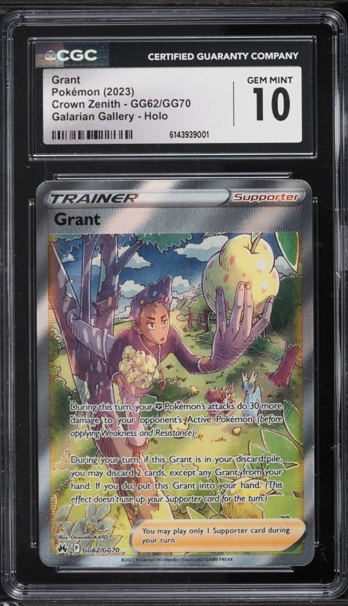 2023 Pokemon Crown Zenith Grant #GG62 CGC 10