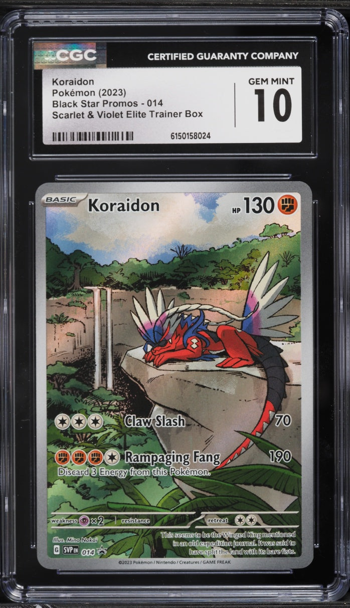 2023 Pokemon Scarlet & Violet ETB Koraidon #014 CGC 10