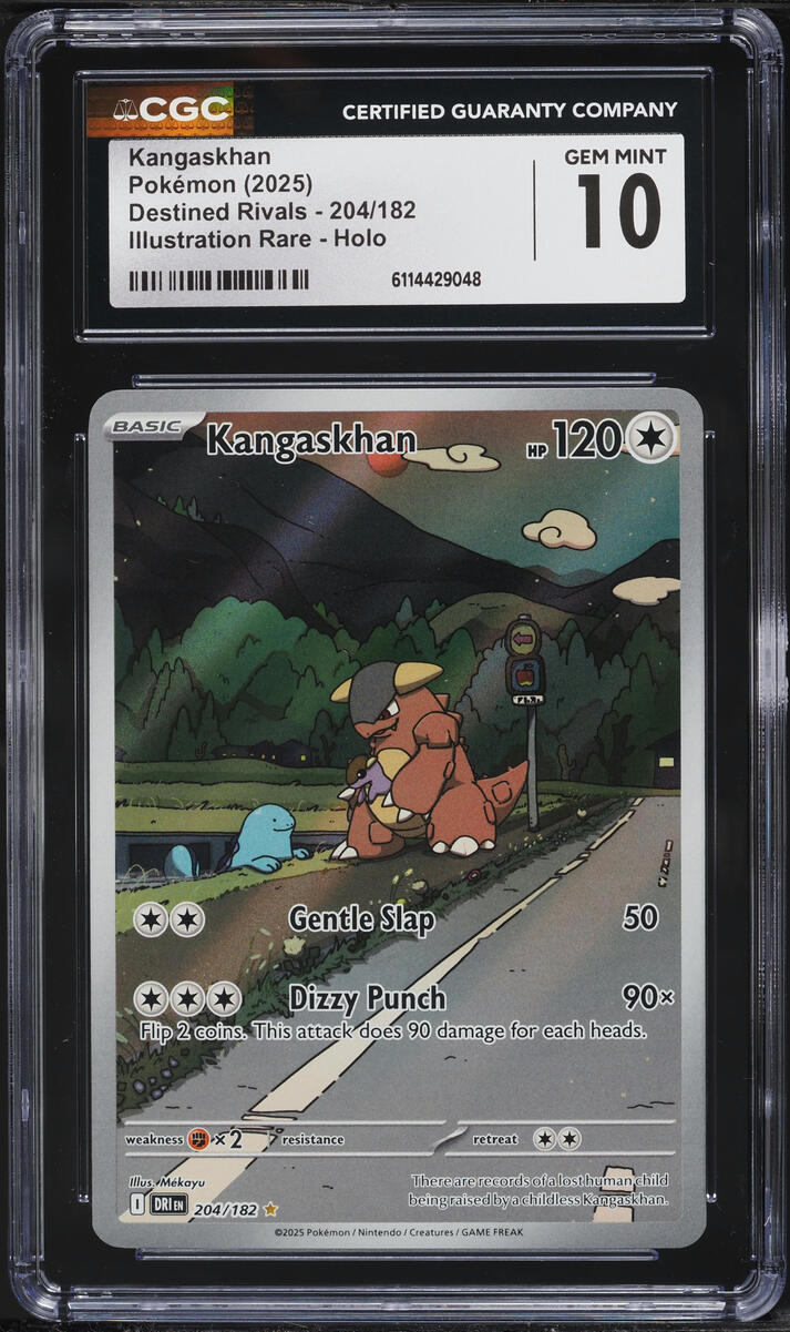 2025 Pokemon Destined Rivals Kangaskhan #204 CGC 10