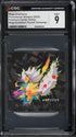 2025 Pokemon Japanese Online Promo Stickers Mega Evolution Found! Campaign Mega Ampharos CGC 9