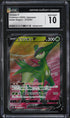 2022 Pokemon Japanese SWSH Battle Region Virizion V #74 CGC 10 GEM MINT