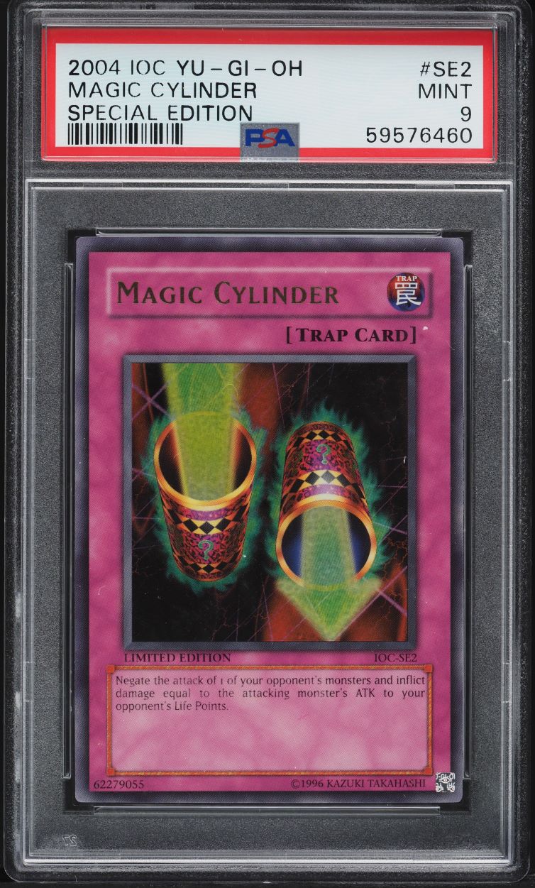 2004 Yu-Gi-Oh! Invasion Of Chaos Special Edition Magic Cylinder #IOC-SE2 PSA 9