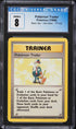 1999 Pokemon Base Set Pokemon Trader #77 CGC 8 NM-MT