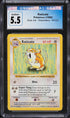 1999 Pokemon Base Set Shadowless Raticate #40 CGC 5.5 EX+