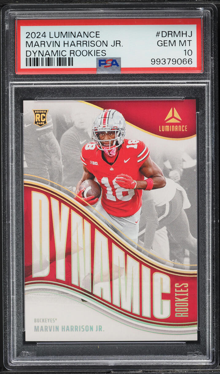 2024 Panini Luminance Dynamic Marvin Harrison Jr. ROOKIE #DR-MHJ PSA 10 GEM MINT