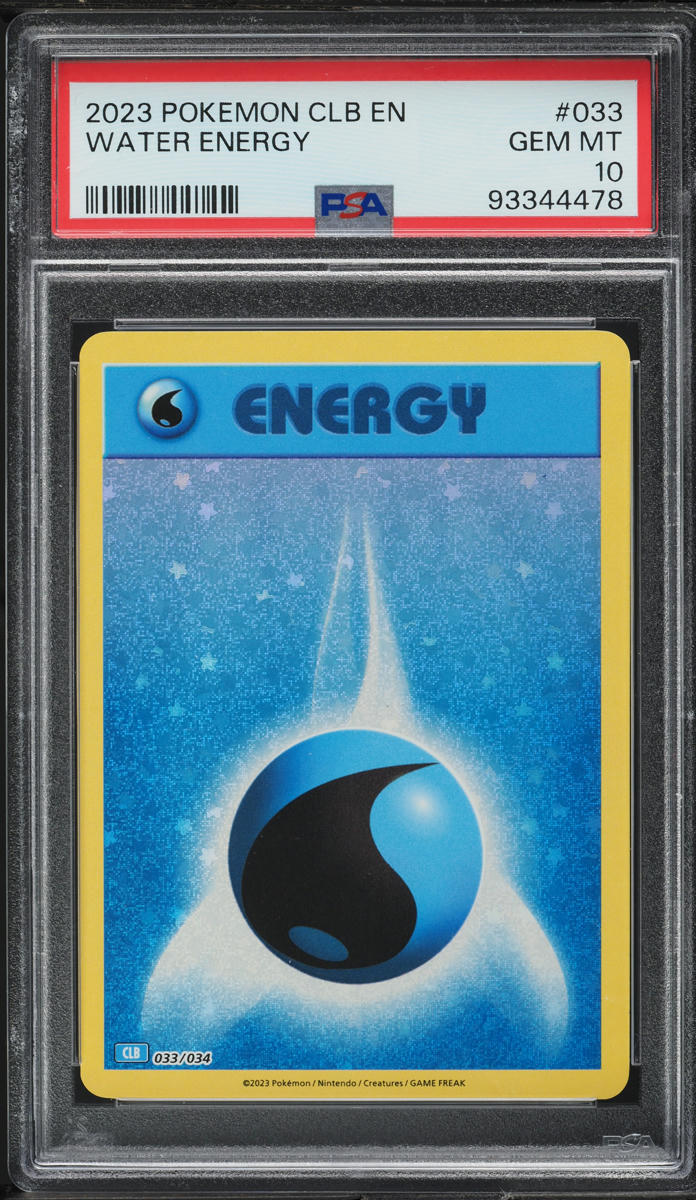 2023 Pokemon TCG Classic Collection Holo Water Energy #33 PSA 10 GEM MINT