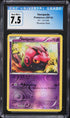 2014 Pokemon XY Reverse Holo Venipede #51 CGC 7.5 NRMT+