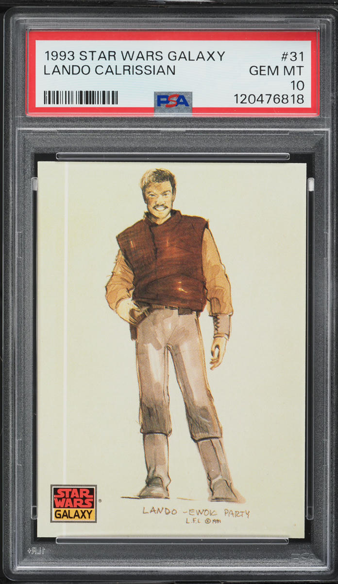 1993 Star Wars Galaxy Lando Calrissian #31 PSA 10 GEM MINT