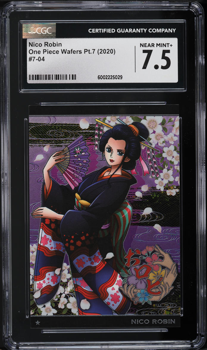 2020 One Piece Wafers Japanese Part 7 Nico Robin #7-04 CGC 7.5 NRMT+