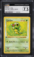 1999 Pokemon Base Set Shadowless 1st Edition Caterpie #45 CGC 7.5 NRMT+