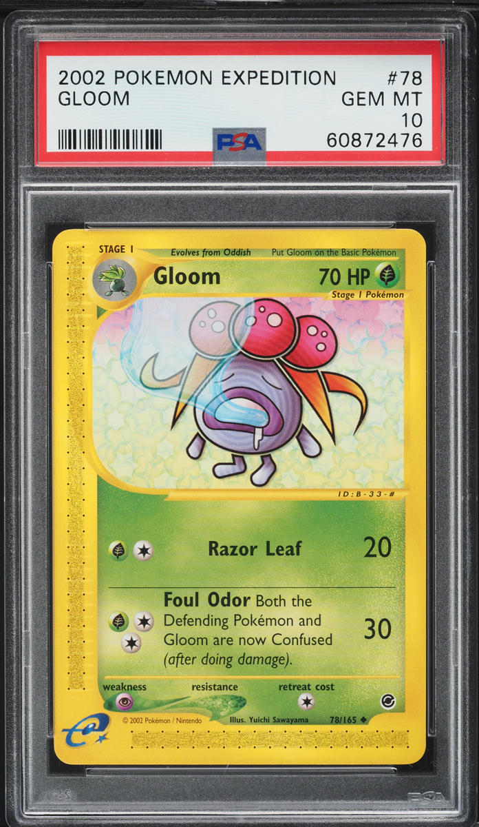 2002 Pokemon Expedition Gloom #78 PSA 10 GEM MINT