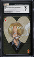 2024 One Piece Japanese Golden Deck Playing Cards Sanji CGC 9 MINT