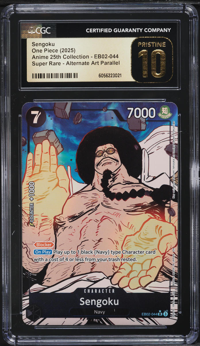 2025 One Piece Anime 25th Collection Alt Art Sengoku #EB02-044 CGC 10 PRISTINE
