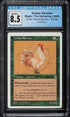 *DAMAGED* 1999 Magic The Gathering MTG Portal Three Kingdoms Zodiac Rooster #163 CGC 8.5