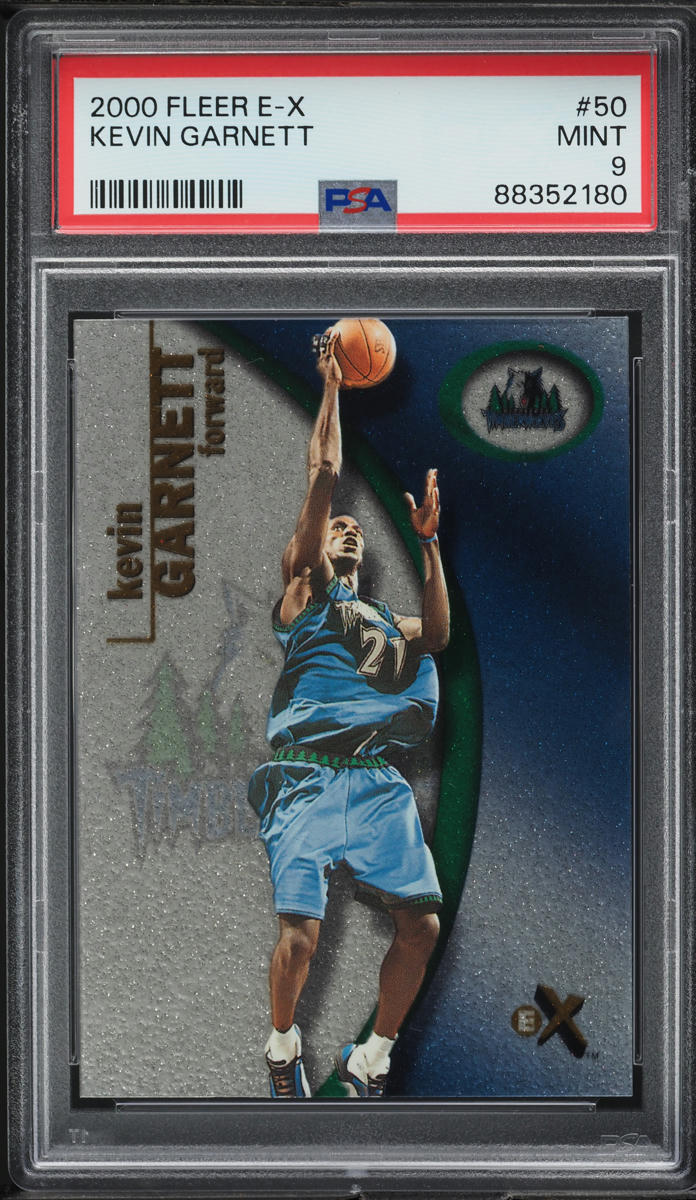 2000 Fleer E-X Kevin Garnett #50 PSA 9 MINT