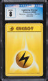 1999-2000 Pokemon Base Set Lightning Energy #100 CGC 8 NM-MT