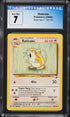 2000 Pokemon Base Set 2 Raticate #58 CGC 7 NRMT