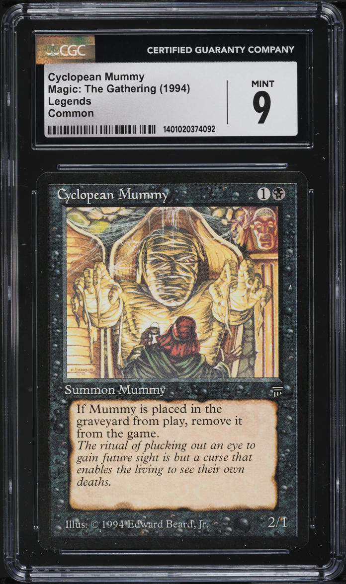 1994 Magic The Gathering MTG Legends Cyclopean Mummy CGC 9 MINT