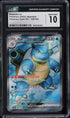 2023 Pokemon Japanese Scarlet & Violet 151 Blastoise ex #186 CGC 10 GEM MINT