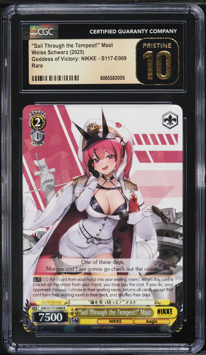 2025 Weiss Schwarz Goddess Of Victory: NIKKE "Sail Through Tempest!" Mast CGC 10