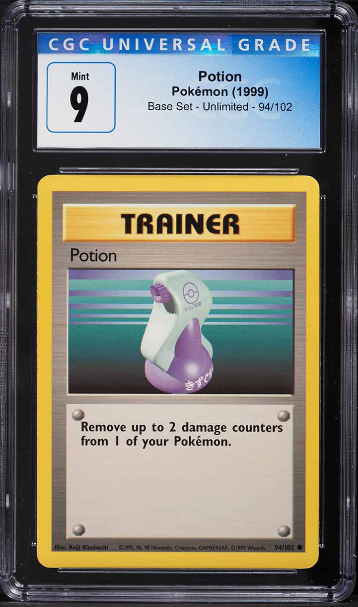 1999 Pokemon Base Set Potion #94 CGC 9 MINT