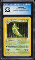 1999 Pokemon Base Set Shadowless Metapod #54 CGC 5.5 EX+