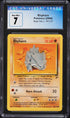 2000 Pokemon Base Set 2 Rhyhorn #90 CGC 7 NRMT